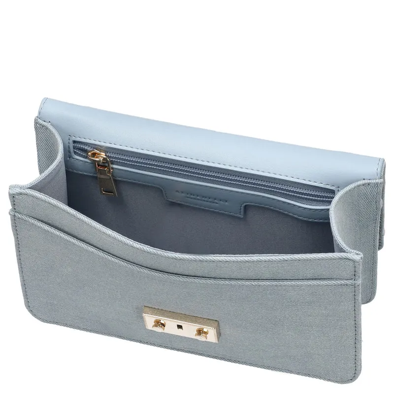Seidenfelt Roros East-West Denim - Bolso bandolera 23 cm (denim in blue)