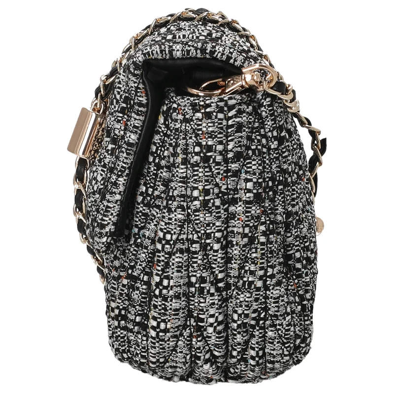 Seidenfelt Floro - Bolso bandolera 24 cm (black&white)