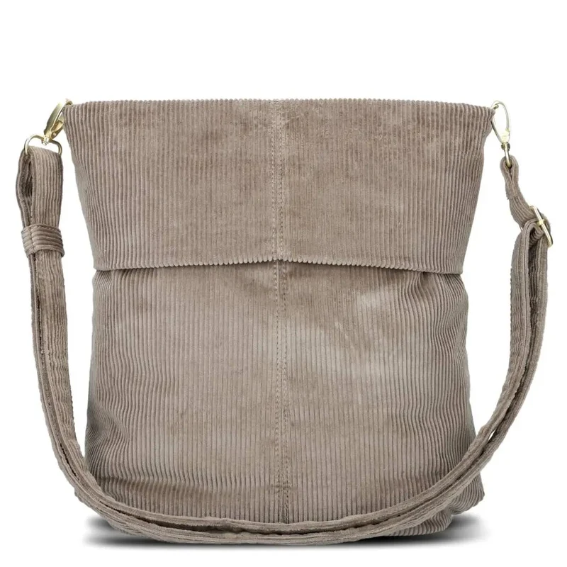 zwei Mademoiselle M12 - Bolso de hombro 32 cm (cord-mocca)