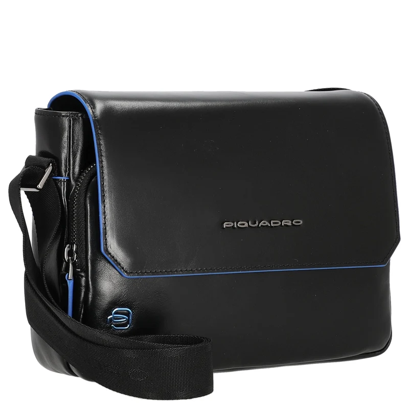 Piquadro Blue Square - Bolso bandolera 23 cm (black)