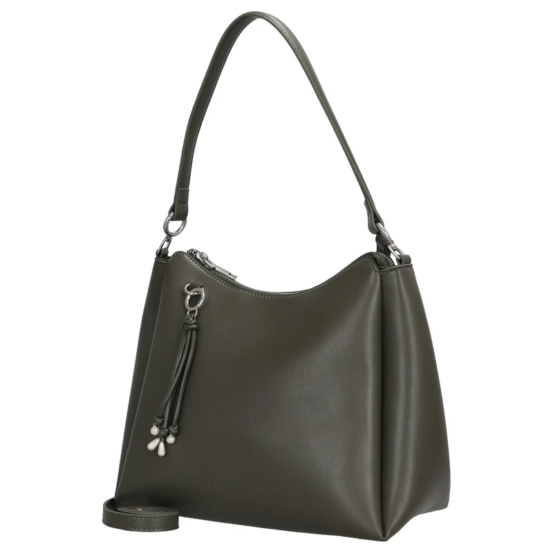 Seidenfelt Sandve Midi Hobo - Bolso de hombro 31 cm (khaki)