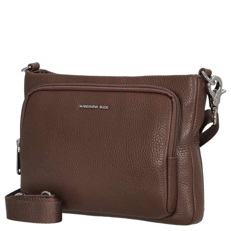 Mandarina Duck Mellow Leather - Bolso bandolera 23 cm (milk chocolate)