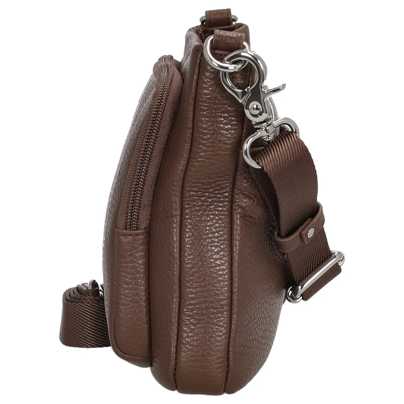 Mandarina Duck Mellow Leather - Bolso bandolera 23 cm (milk chocolate)