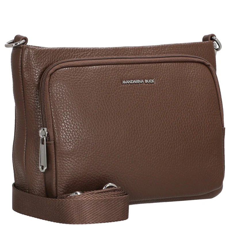 Mandarina Duck Mellow Leather - Bolso bandolera 23 cm (milk chocolate)