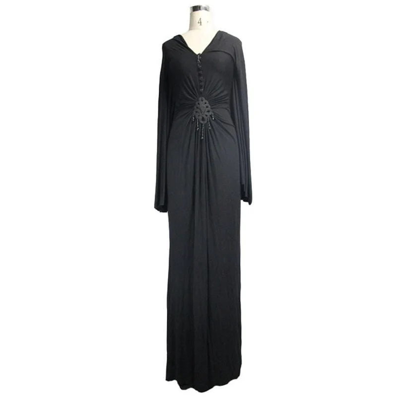 Langes Goth Kleid der Frauen