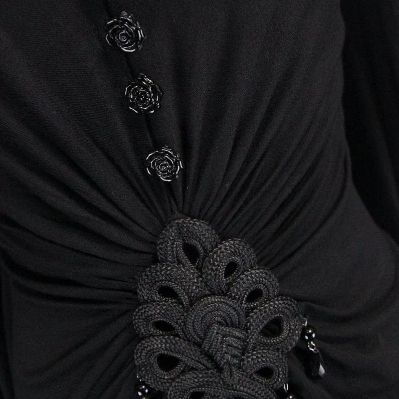 Langes Goth Kleid der Frauen