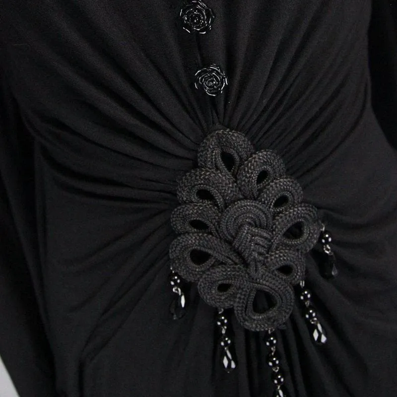 Langes Goth Kleid der Frauen