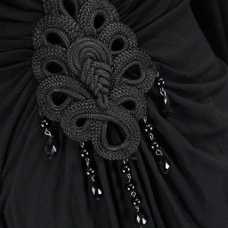 Langes Goth Kleid der Frauen