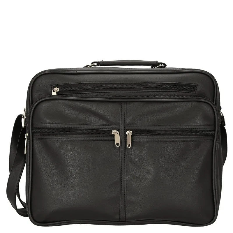 D&N Bags & More Flugumhänger - Bolso bandolera 39 cm (schwarz)