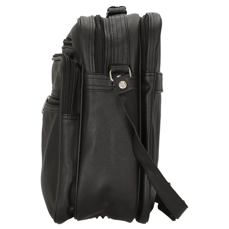 D&N Bags & More Flugumhänger - Bolso bandolera 39 cm (schwarz)