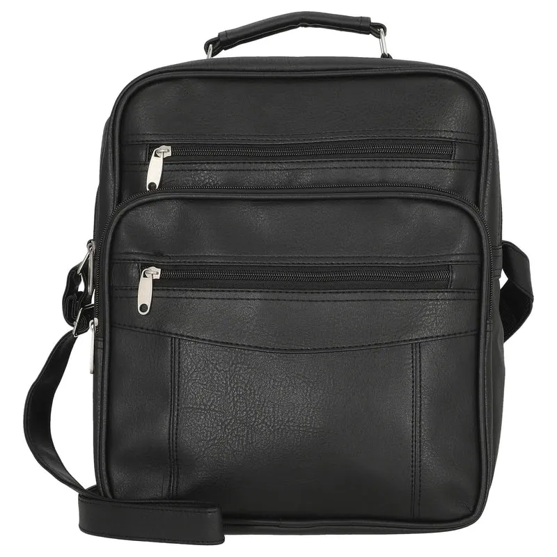 D&N Bags & More Flugumhänger - Bolso bandolera 34 cm (schwarz)