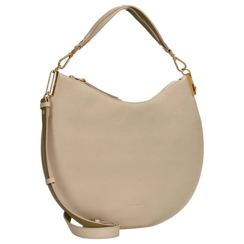 Coccinelle Sunup - Bolso de hombro 38 cm (sandshe/seagras)
