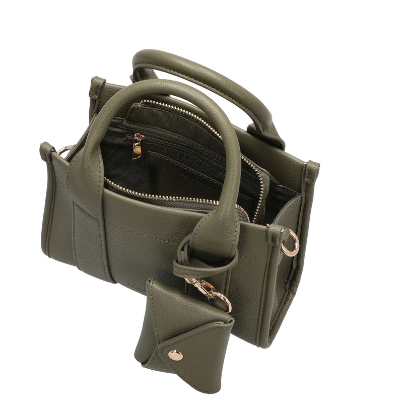 Seidenfelt Meloy Mini Tote - Bolso de mano 20 cm (olive)