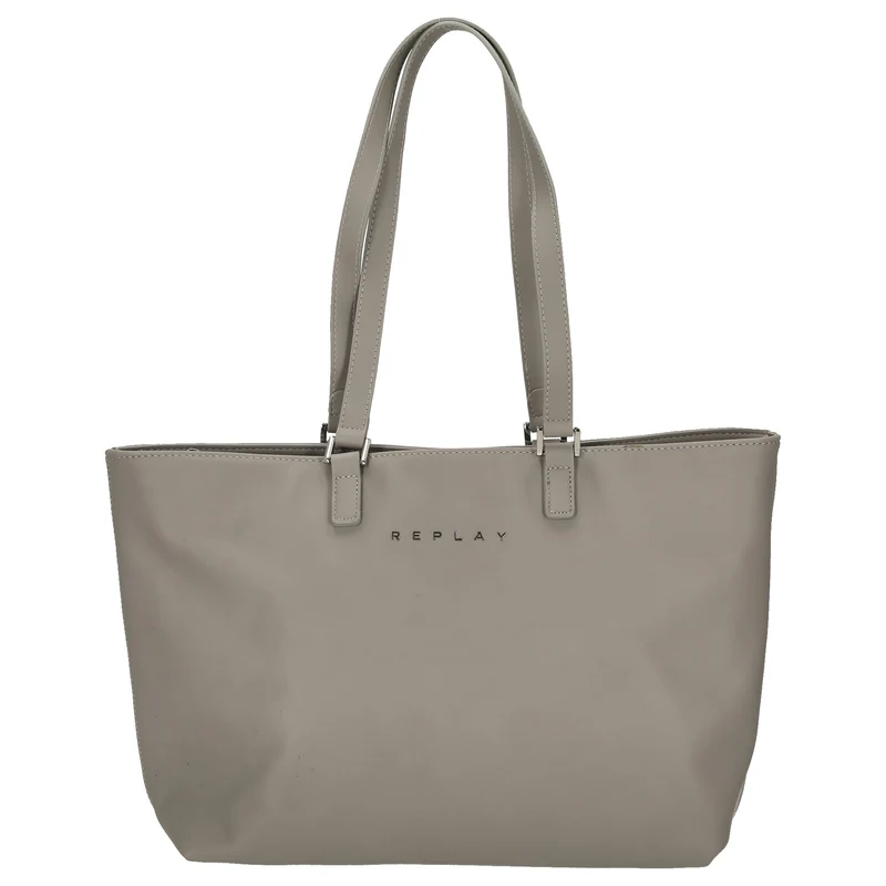 Replay - Bolso shopper 34 cm (cement grey)