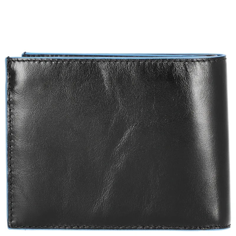 Piquadro Blue Square - Cartera de hombre 12.5 cm RFID (black)