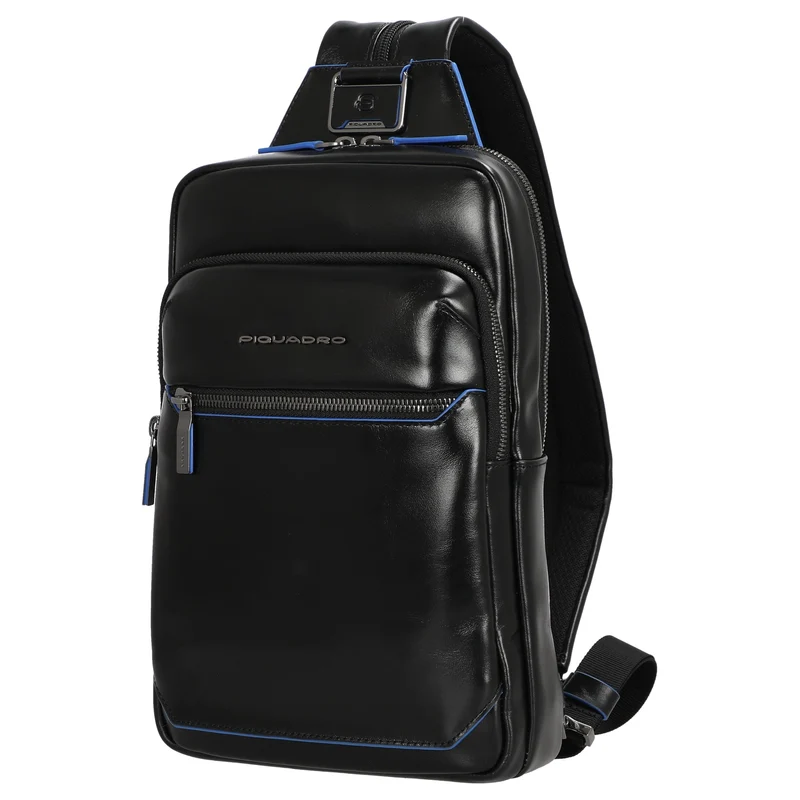Piquadro Blue Square - Bandolera 30.5 cm (black)