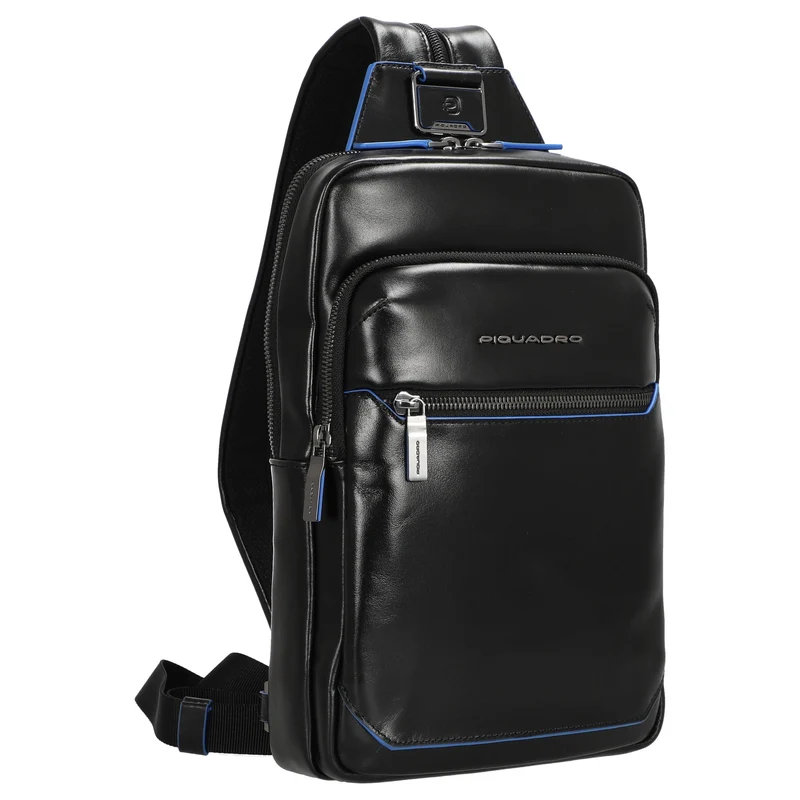 Piquadro Blue Square - Bandolera 30.5 cm (black)