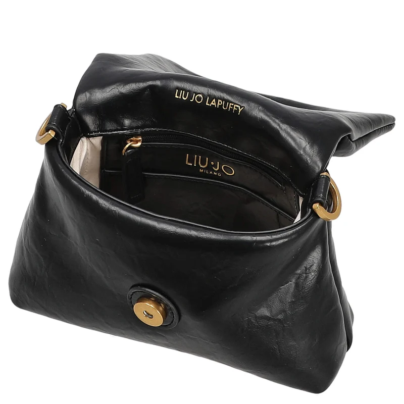 Liu Jo Lapuffy - Bolso bandolera S 19 cm (negro)