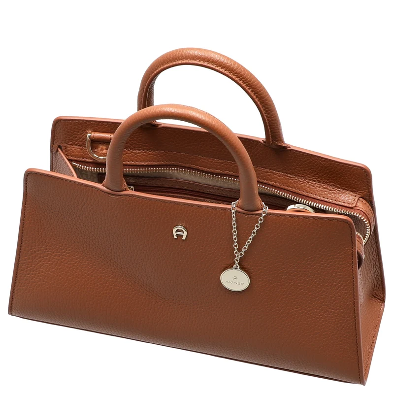 Aigner Cybill - Bolso de mano 30.5 cm (cognac brown)