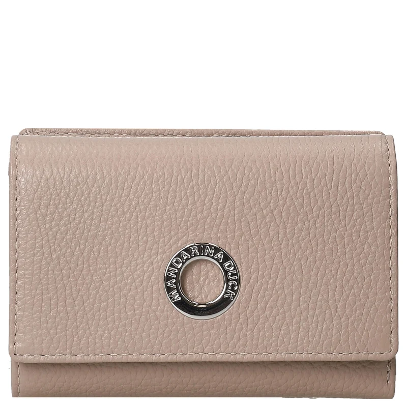 Mandarina Duck Mellow Leather - Cartera 10cc 14 cm (warm taupe)