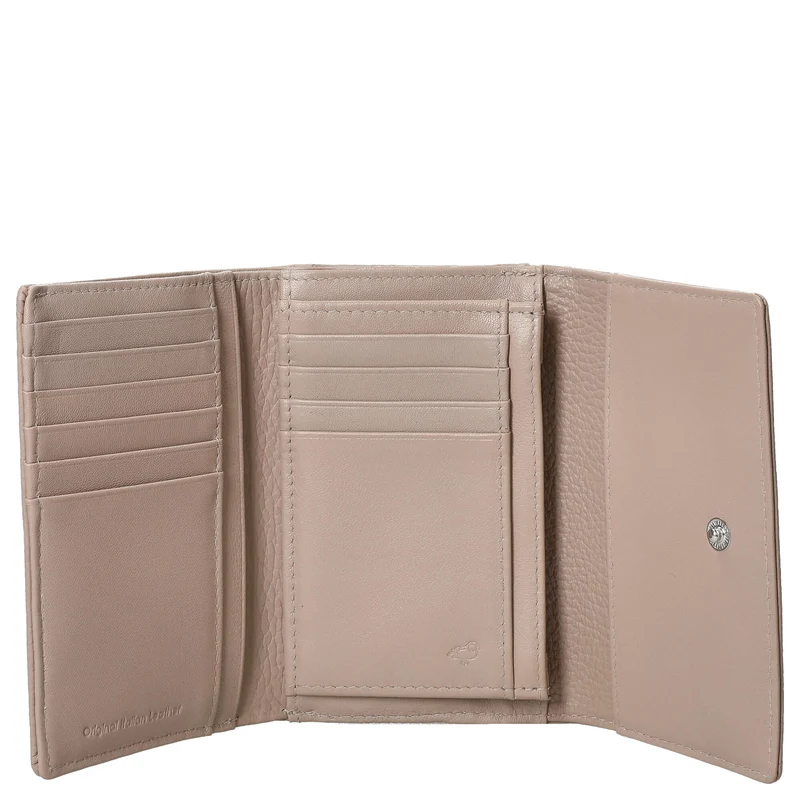 Mandarina Duck Mellow Leather - Cartera 10cc 14 cm (warm taupe)