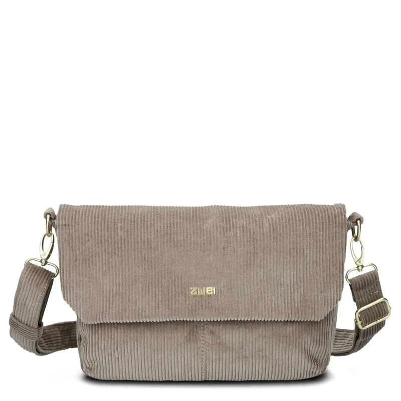zwei Mademoiselle M60 - Bolso bandolera 33 cm (cord-mocca)