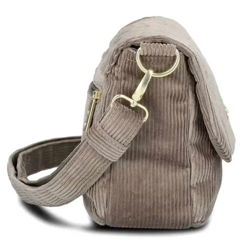zwei Mademoiselle M60 - Bolso bandolera 33 cm (cord-mocca)