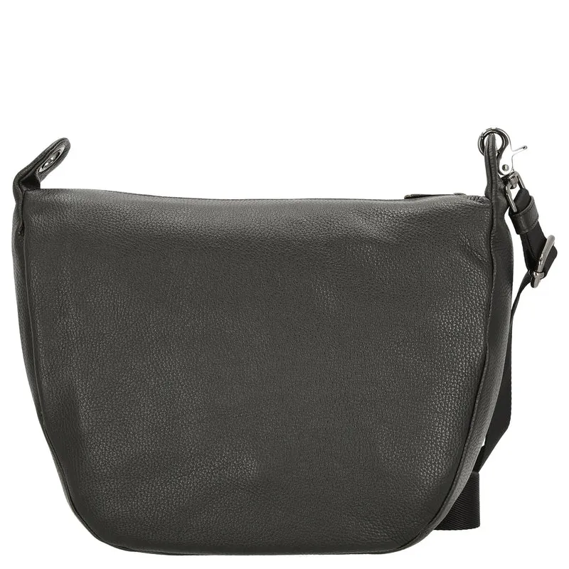 Mandarina Duck Mellow Leather - Bolso bandolera 34 cm (nero)