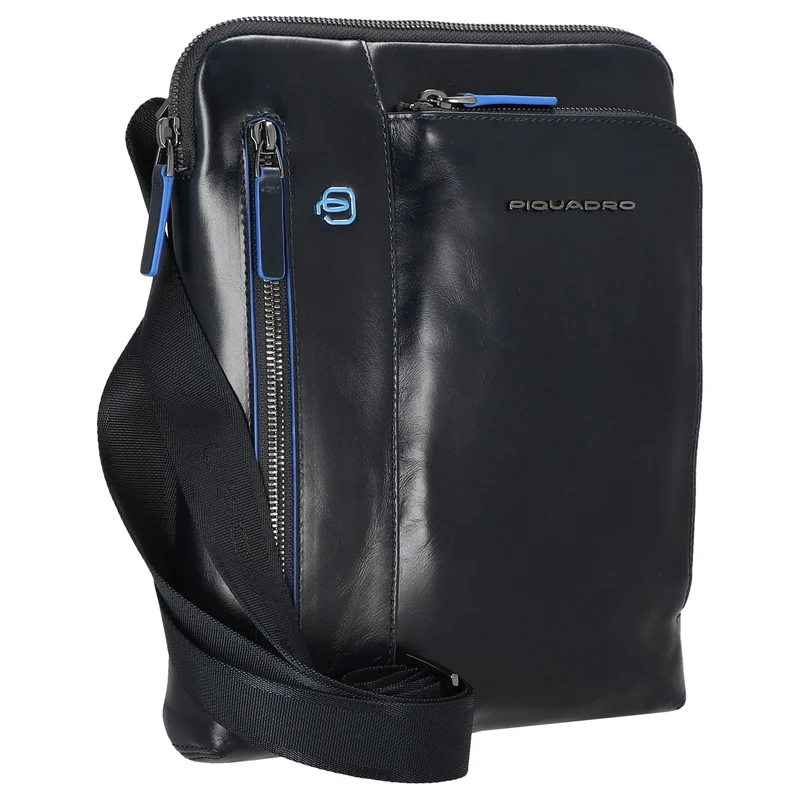 Piquadro Blue Square - Bolso de hombro 24.5 cm (black)