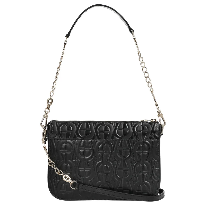 Aigner Pria - Bolso de hombro 21 cm XS (negro)