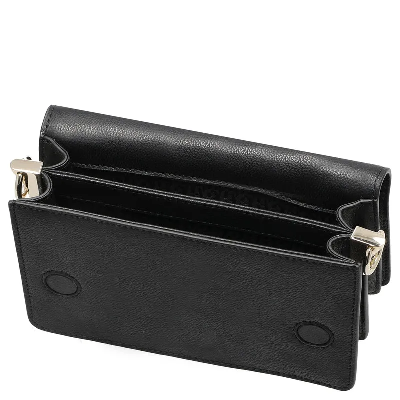 Aigner Livia - Bolso bandolera + Tuch 20 cm S (black)
