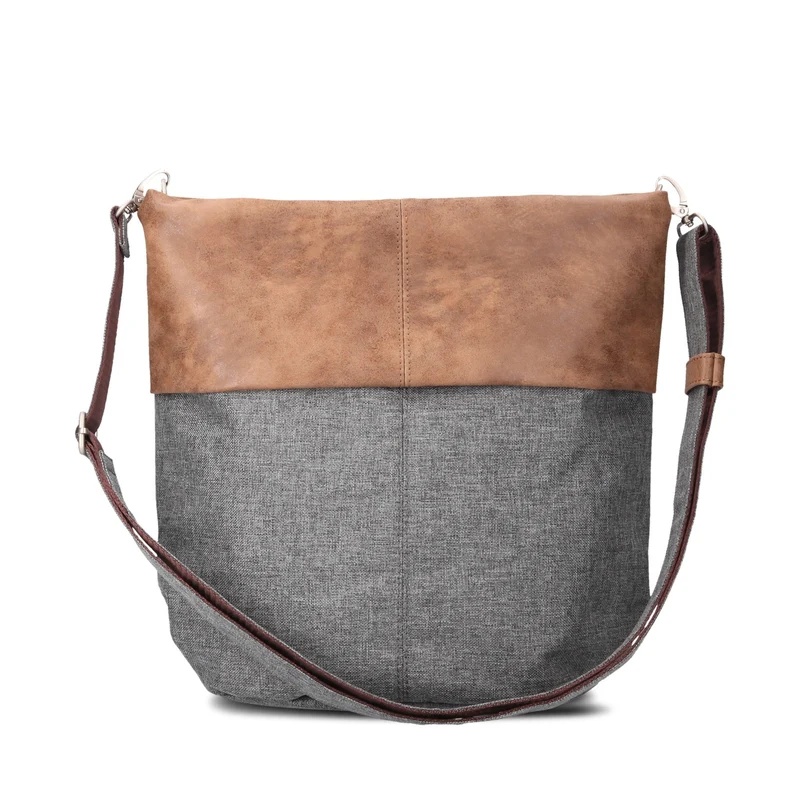 zwei Olli OT12 - Bolso de hombro 32 cm (stone)