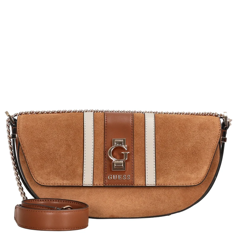 Guess Erenia Convertible Xbody - Bolso bandolera 26 cm (cognac multi)
