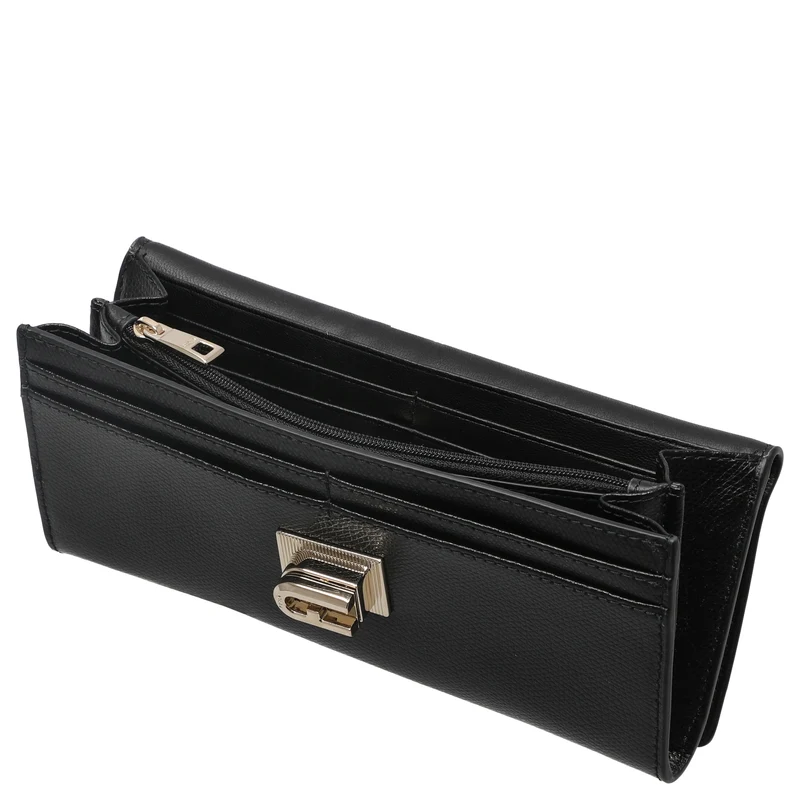 Furla 1927 Continental - Cartera 10cc 19 cm (black)