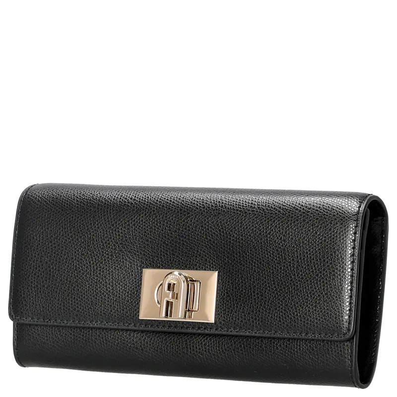 Furla 1927 Continental - Cartera 10cc 19 cm (black)