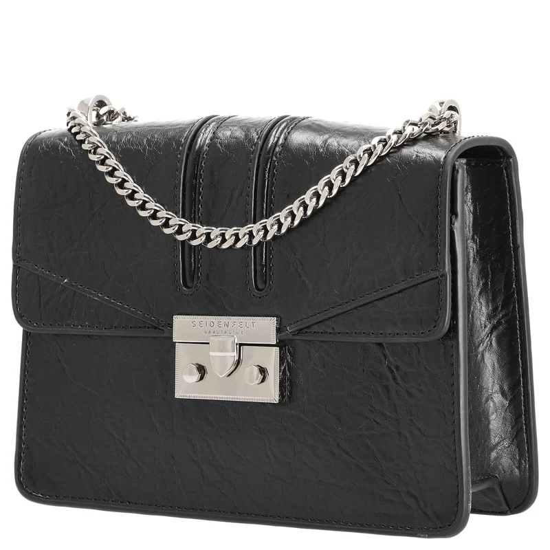 Seidenfelt Roros - Bolso de hombro 21 cm (glossy black)