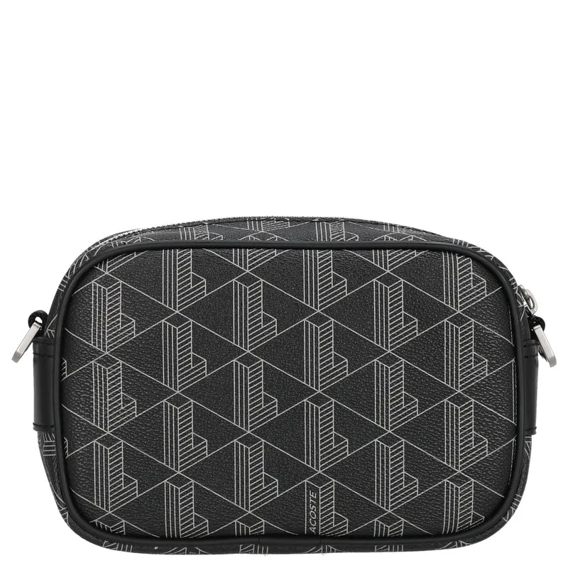 Lacoste The Blend Reporter - Bandolera S 19 cm (monogram black gray)