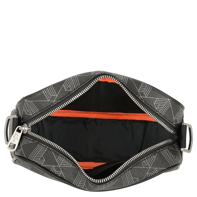 Lacoste The Blend Reporter - Bandolera S 19 cm (monogram black gray)