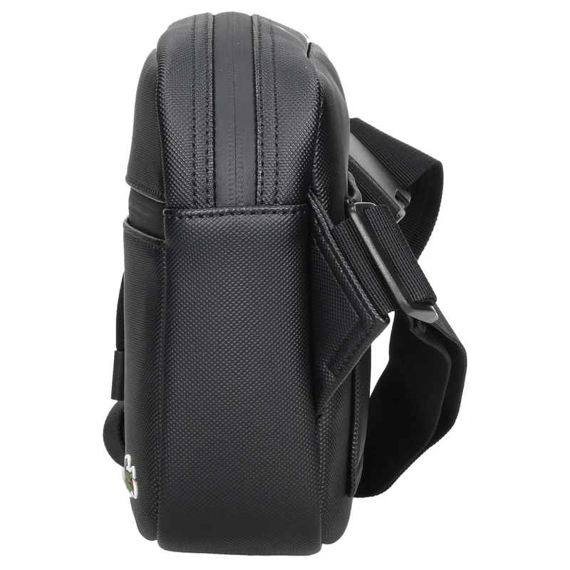 Lacoste LCST Reporter - Bolso bandolera 23 cm (black I)