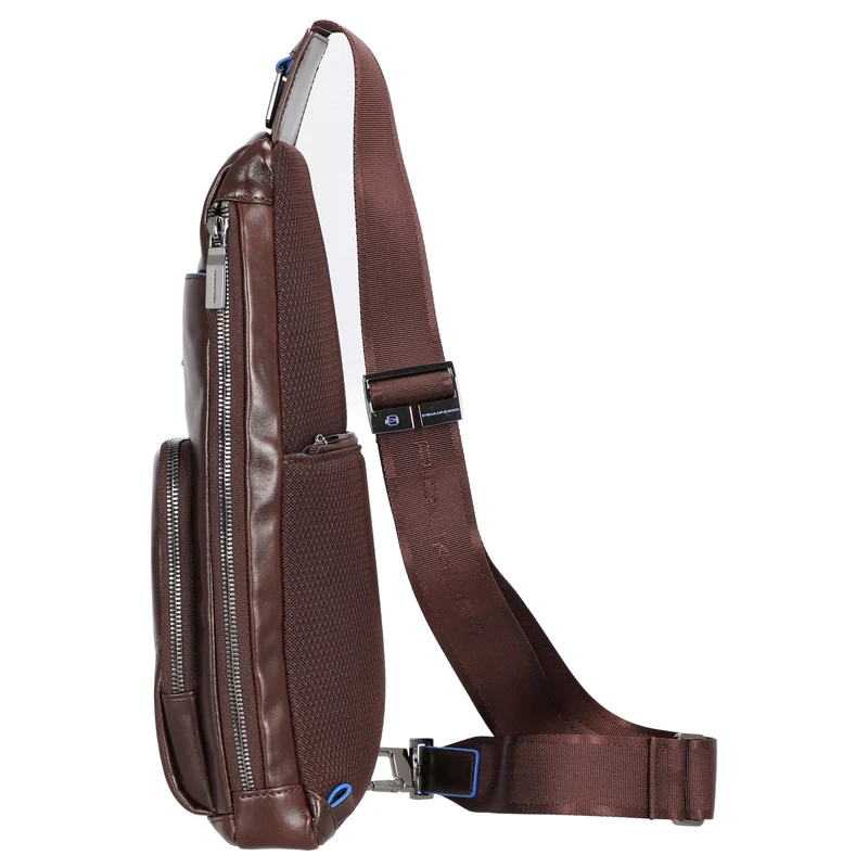 Piquadro Blue Square - Bolso bandolera 36 cm (mahogany)