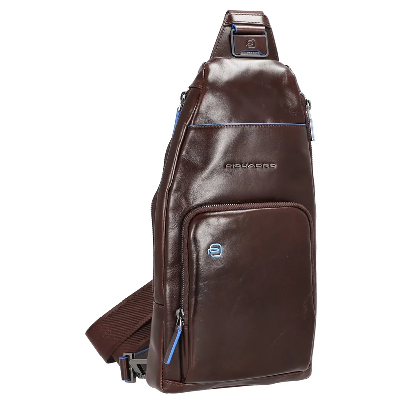 Piquadro Blue Square - Bolso bandolera 36 cm (mahogany)