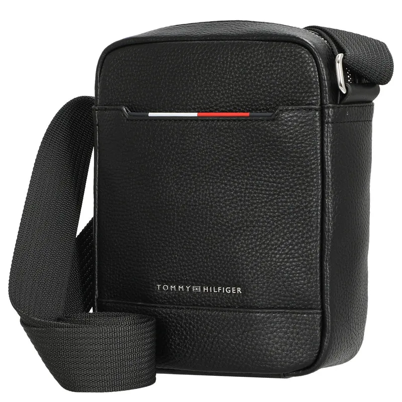Tommy Hilfiger Central Mini Reporter - Bolso bandolera 20.6 cm (schwarz)