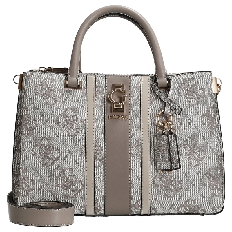 Guess Erenia Girlfriend - Bolso de mano (dark taupe logo)