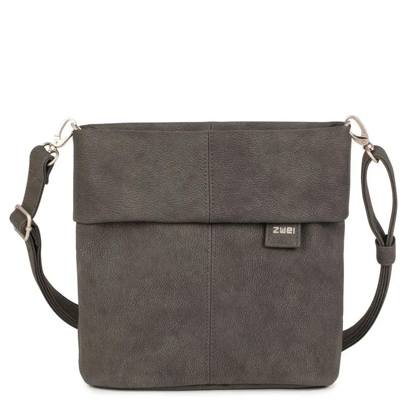 zwei Mademoiselle M8 - Bolso de hombro 25 cm (nubuk-stone)