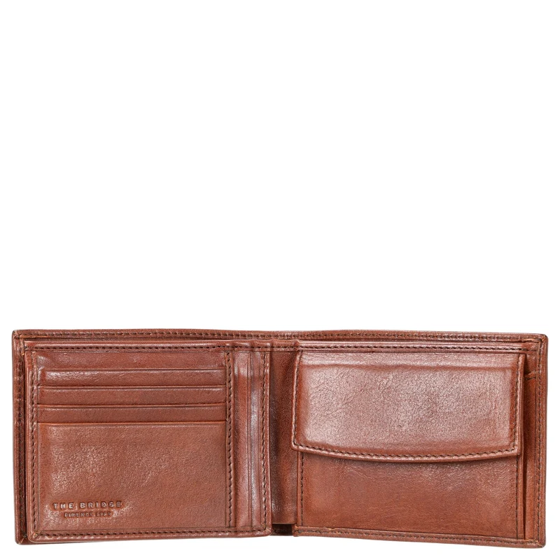 The Bridge Story Uomo - Cartera de hombre 6cc Leder 12.5 cm (marrone)