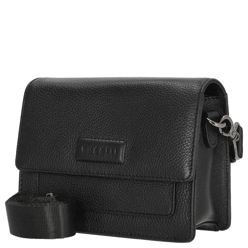 bugatti Elsa - Bolso bandolera cuero S 18.5 cm (schwarz)