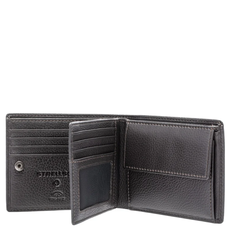 Strellson Dalston Myles Billfold - Cartera 7cc 12 cm (dunkelbraun)