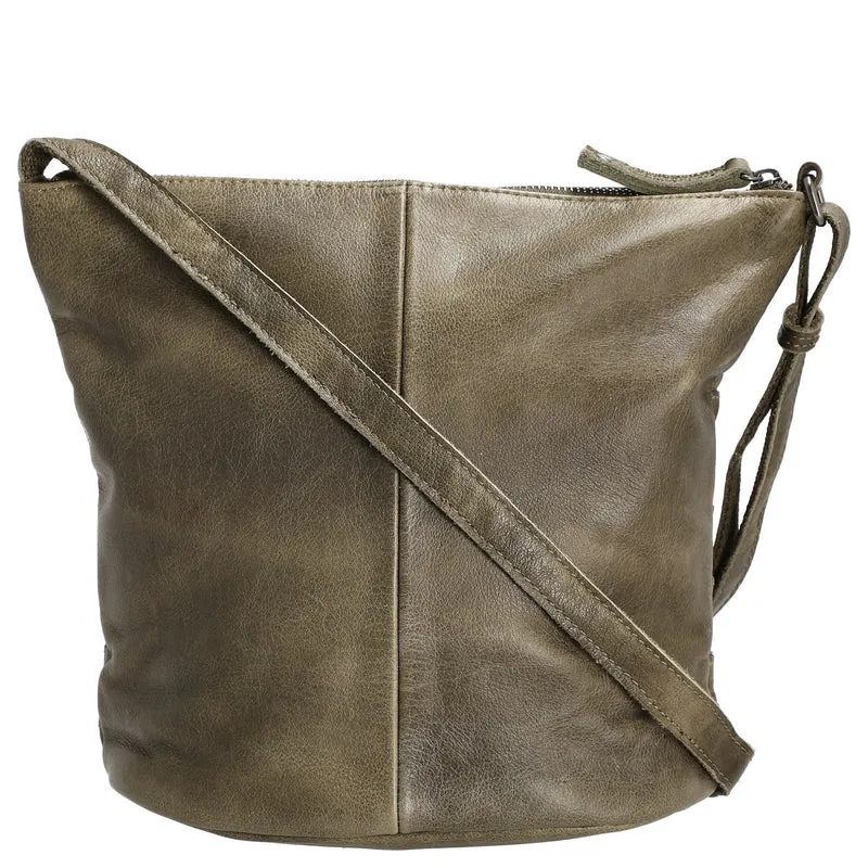 FREDsBRUDER Gürtelinchen - Bolso de hombro 28 cm (color: dirty stone)