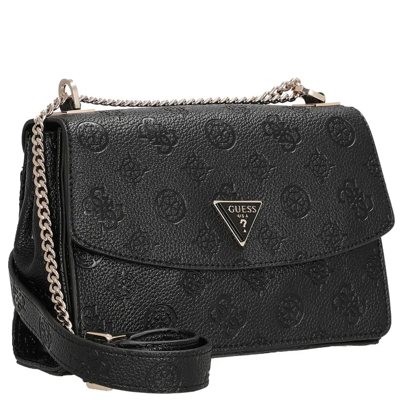 Guess Cresidia II Convertible Xbody - Bolso bandolera (black logo)