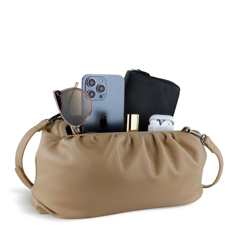 bugatti Mila Pouch - Bolso bandolera 34 cm (sand)
